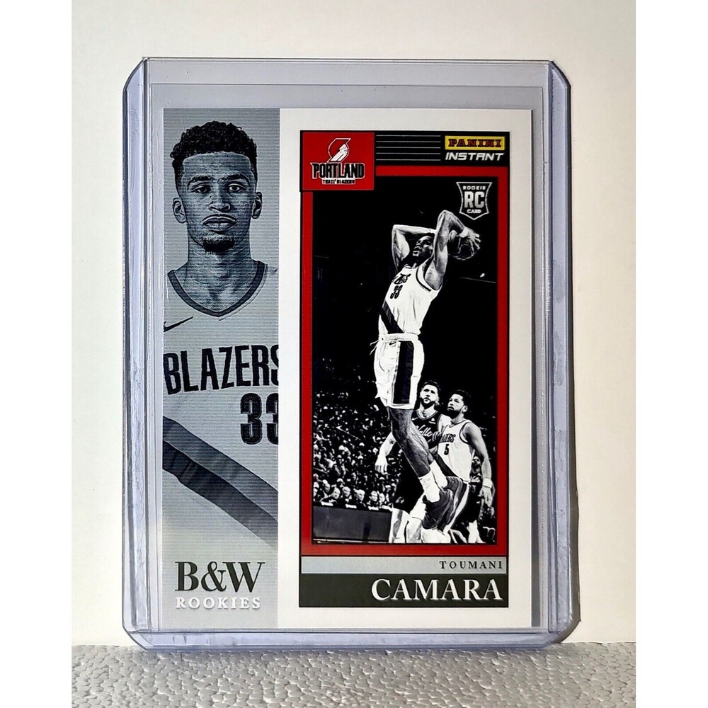 Toumani Camara 2023-24 Panini NBA #11 Black and White Rookies Card 1/326